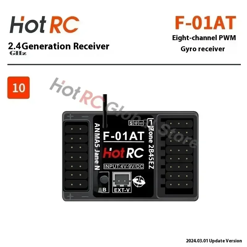 HOTRC 2.4Ghz 4/6/8 Channel F-0 - Rc Hobby Shops recension och pris