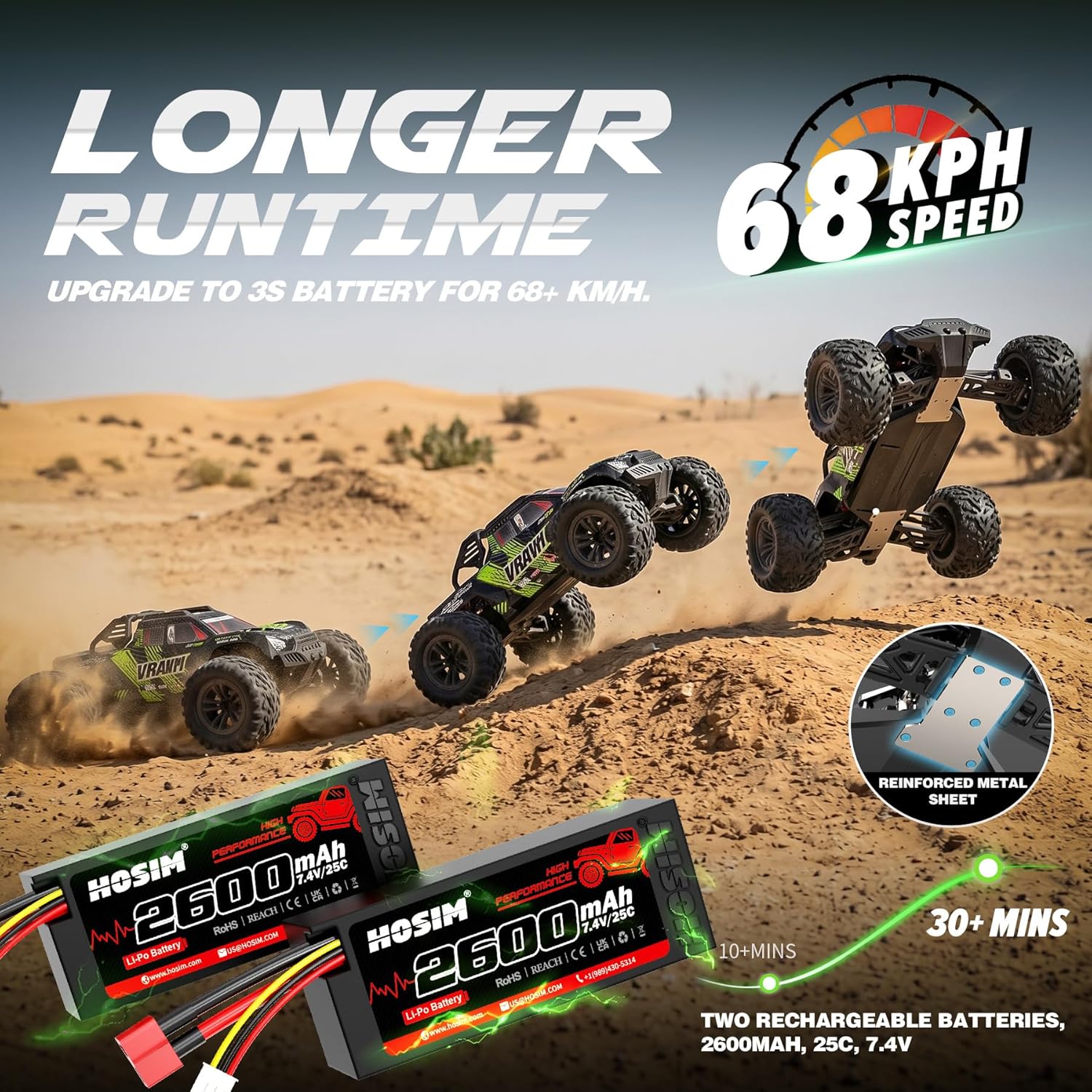 Adult Brushless RC Car, 1/10 S - Rc Hobby Grade Truck recension och pris