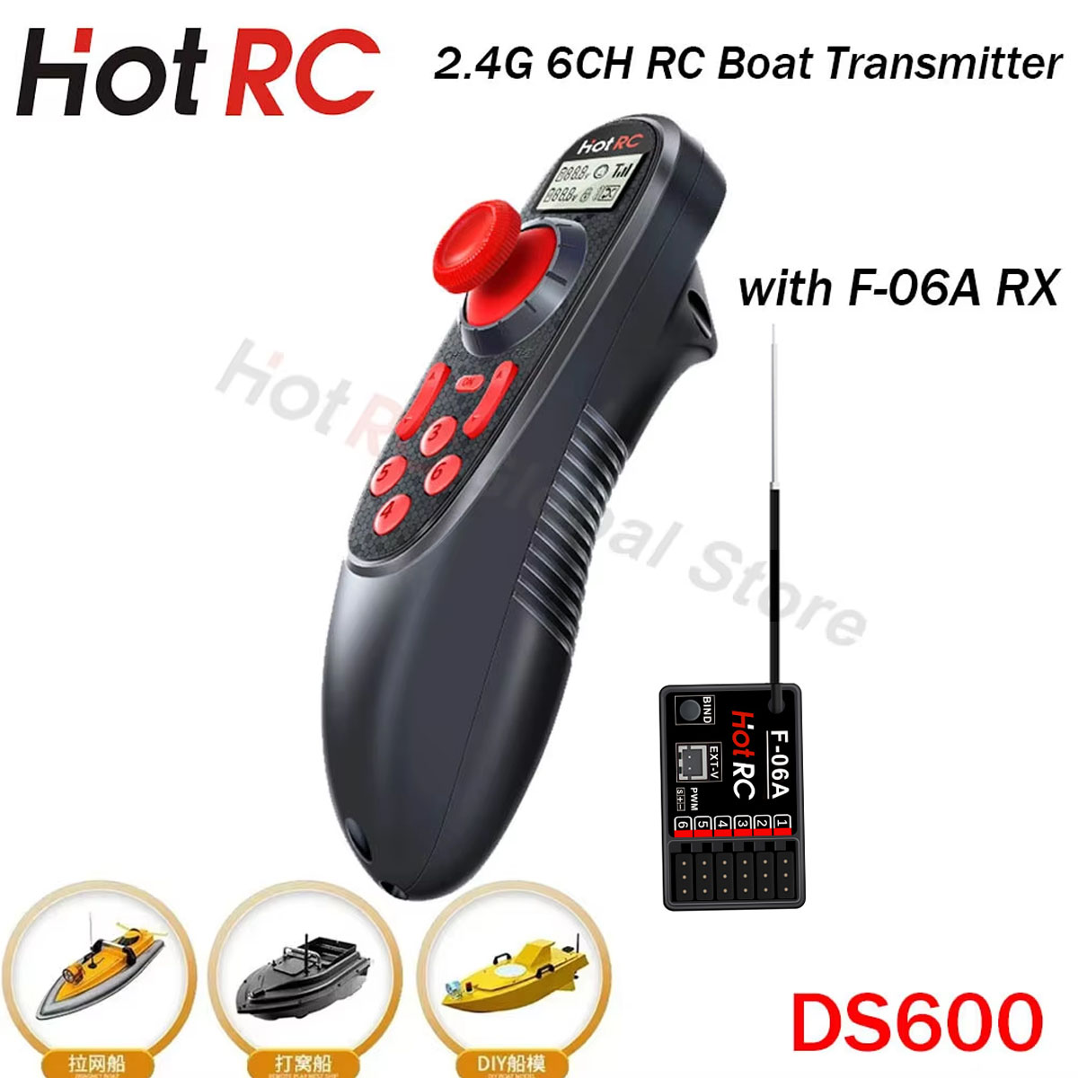 HOTRC DS600 6CH 6 Channel 2.4G - Rc Hobby Shops recension och pris