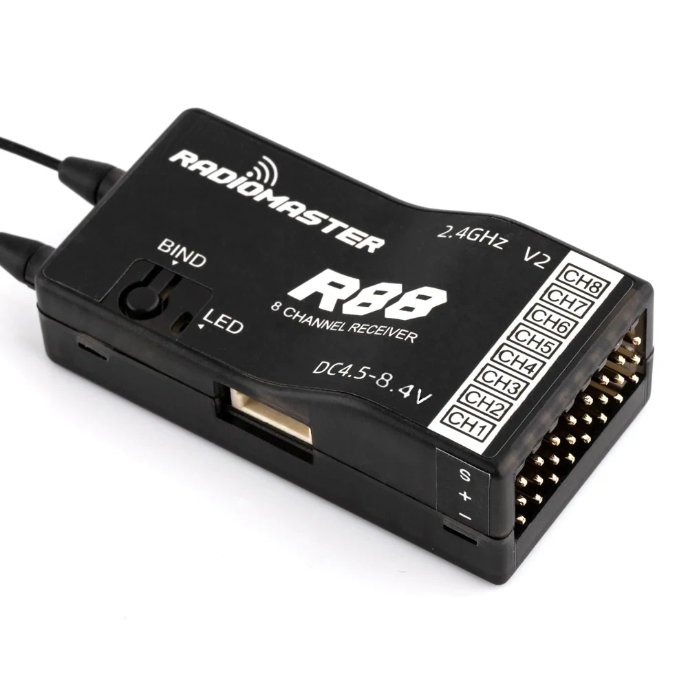 RadioMaster R88 V2 2.4GHz 8CH  - Receiver Sbus 8Ch recension och pris